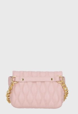 Bolsa Feminina Luiza Barcelos Retangular Quilt Rosa