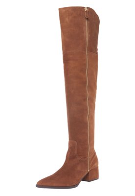 Bota over knee salto hot sale baixo