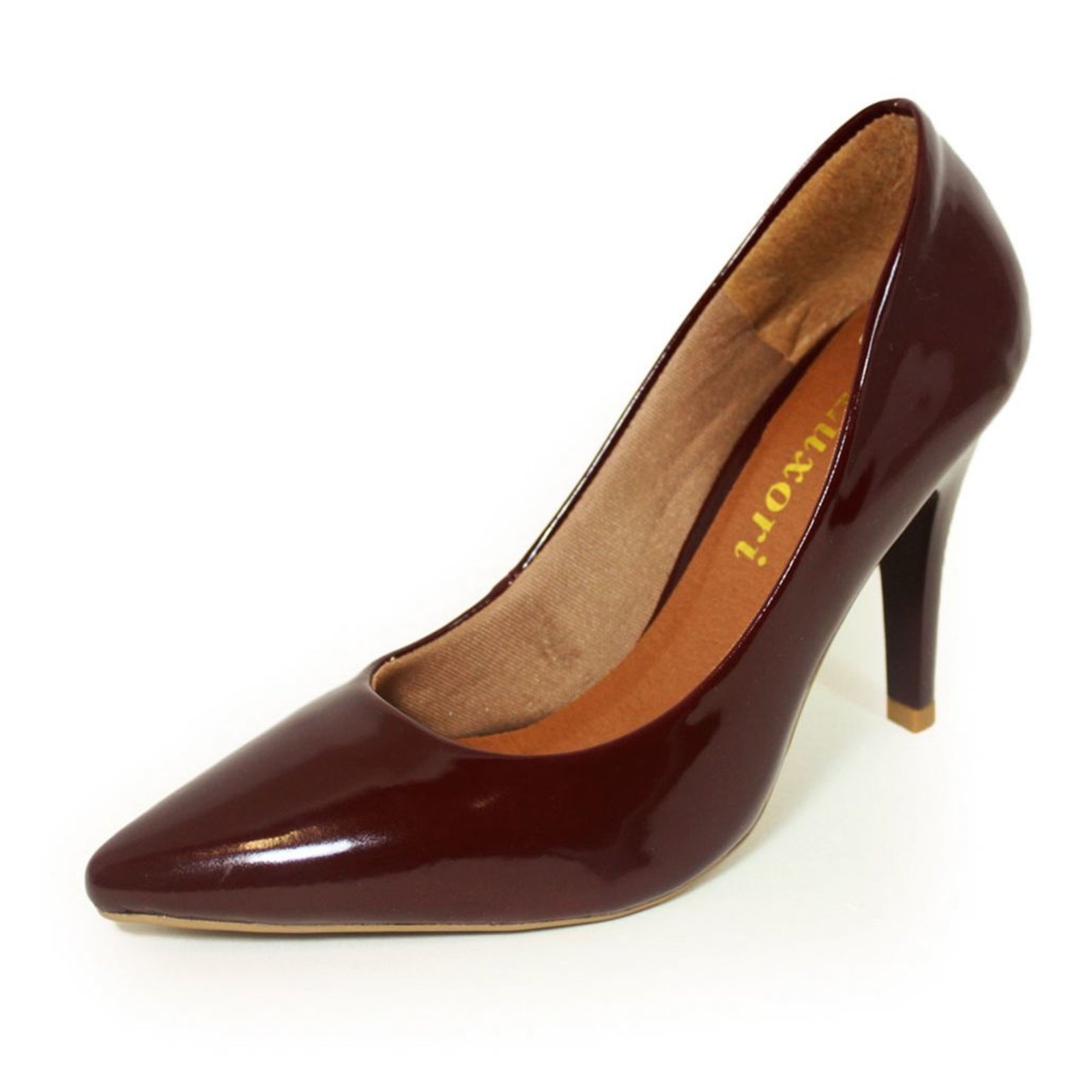 Scarpin vinho salto hot sale alto