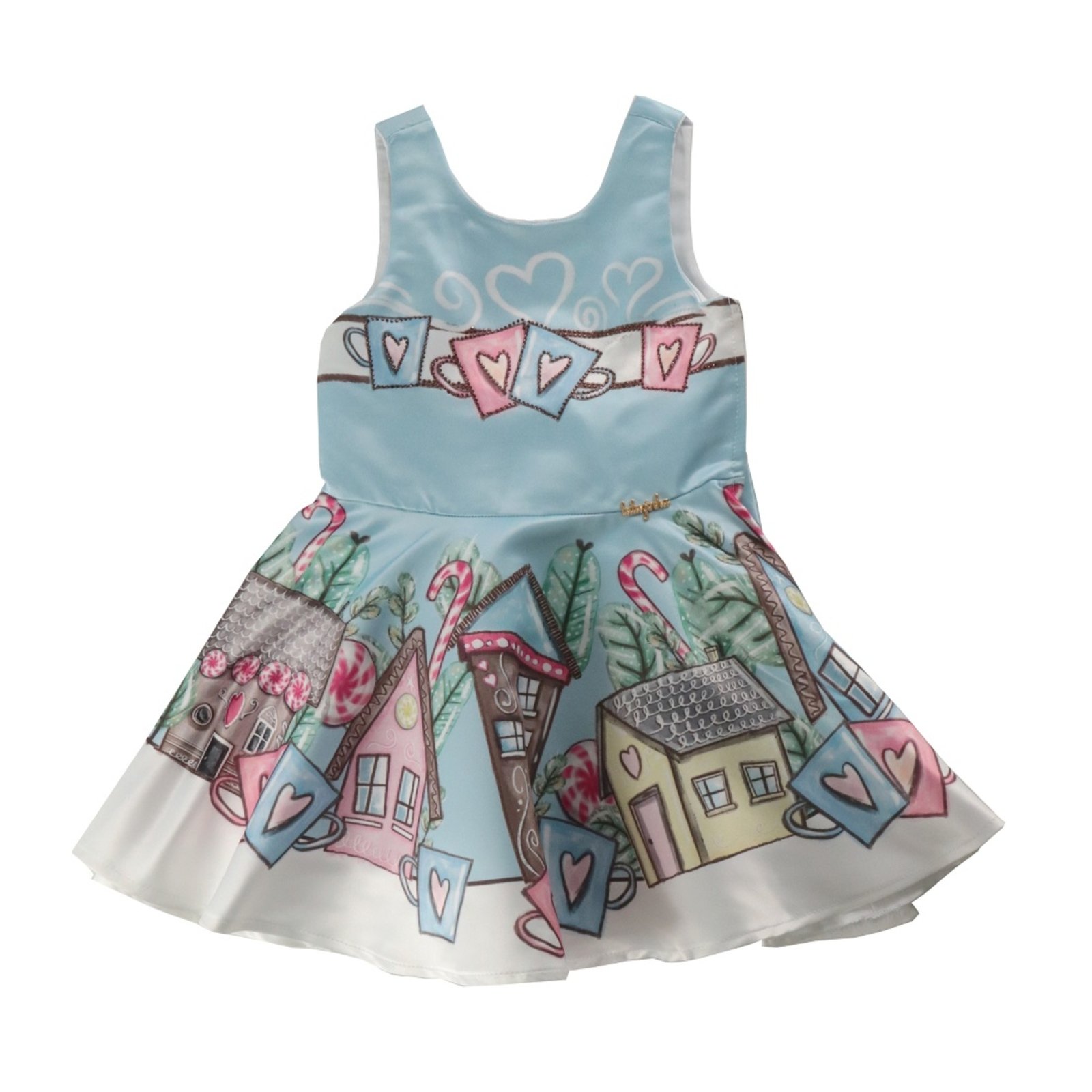 vestido infantil rodado