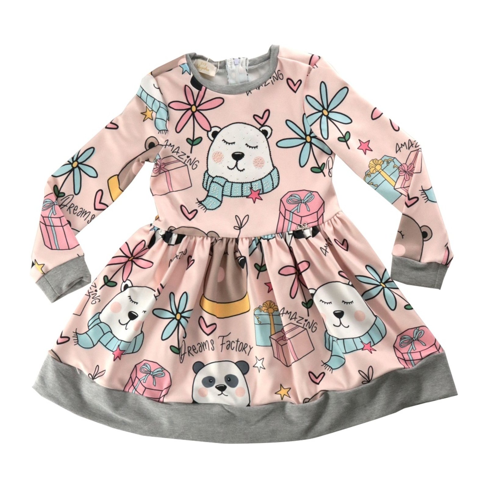 vestido infantil rodado