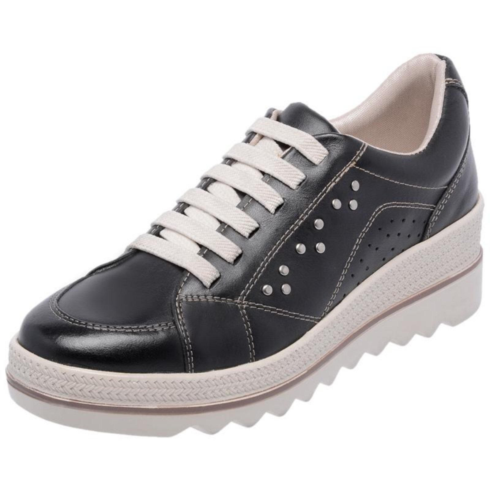 tenis de couro feminino confortavel