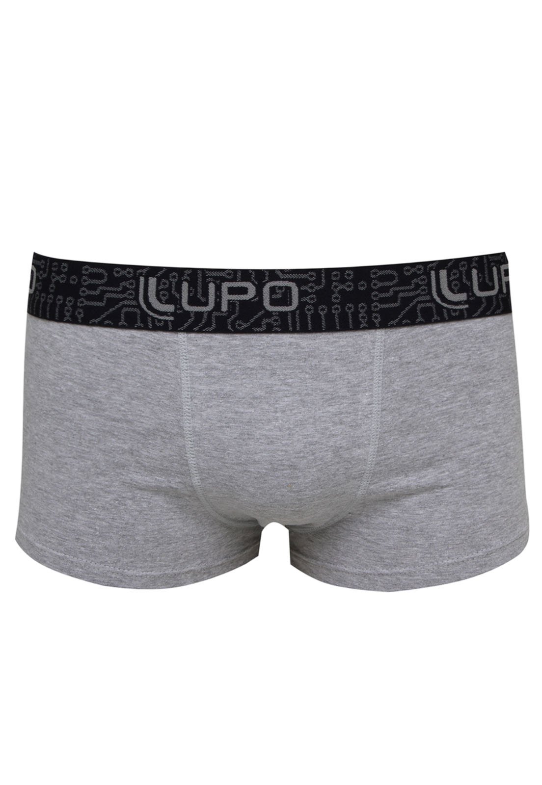 Cueca Lupo Boxer Logo Cinza Compre Agora Dafiti Brasil 0245