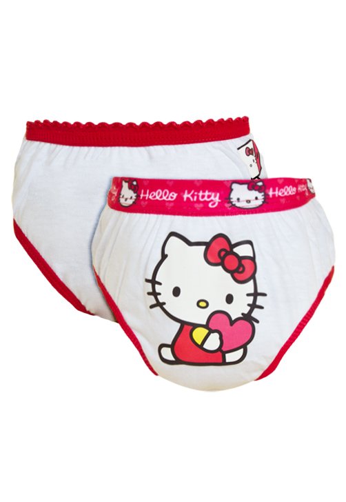 Kit 2 Calcinhas Infantil Hello Kitty Branca - Compre Agora