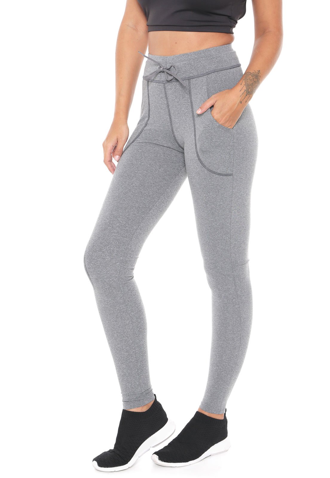 Legging Lupo Sport Af Basic Free Ll Cinza - Compre Agora