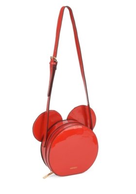 Mini Bolsa Transversal Mickey Mouse Vermelha Menor preço em Mini Bolsa Transversal Mickey Mouse Vermelha