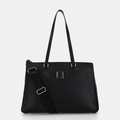 Bolsa Executiva Grande New Ridge Preto - 2000864 Luz da Lua
