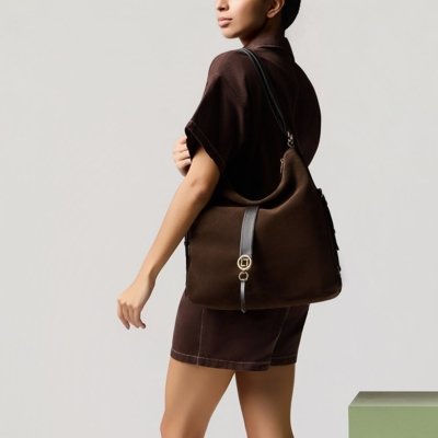 Bolsa Hobo Grande Luz da Lua - 2000855 Luz Da Lua Castanho