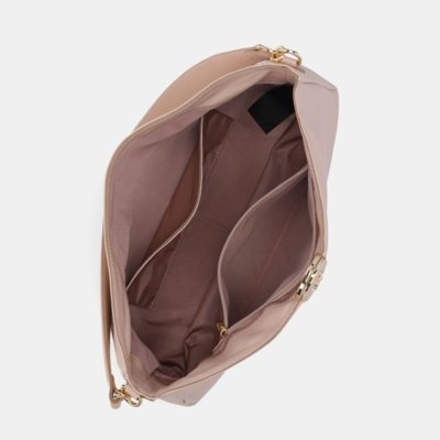 Bolsa Hobo Grande New Ridge Bege - 2000724 UN Luz da Lua