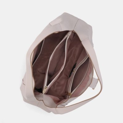Bolsa Hobo Grande New Ridge Panna - 2000762 UN Luz da Lua