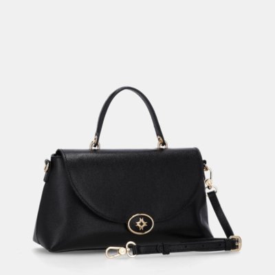 Bolsa Satchel Média New Ridge Preto - 2000934 UN Luz da Lua