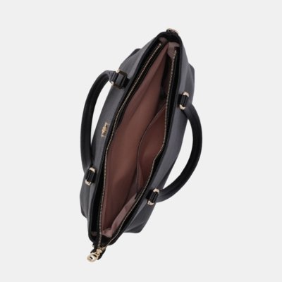 Bolsa Shopping Grande New Ridge Preto - 2000601 Luz da Lua