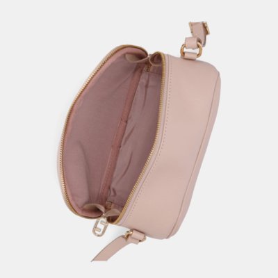 Bolsa Tiracolo Pequena New Ridge Bege - 2000397 Luz da Lua