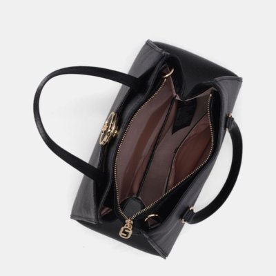 Bolsa Tote Média New Ridge Preto - 2000910 UN Luz da Lua