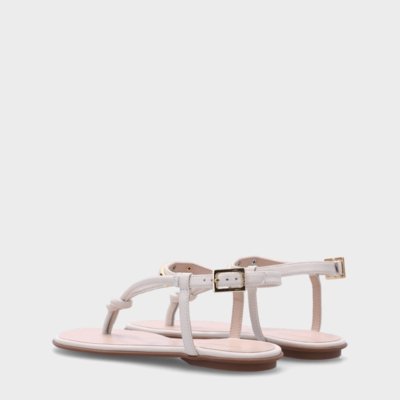 Rasteira Couro Luz Da Lua 52217800 Luz Da Lua Off-white