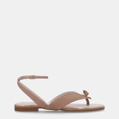Sandália Rasteira Bison Ginger - 54870083 34 Luz da Lua