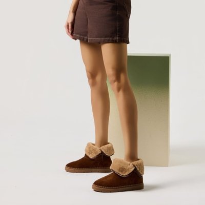 Tênis Boot Camurça Trufa - 60730002 Luz da Lua