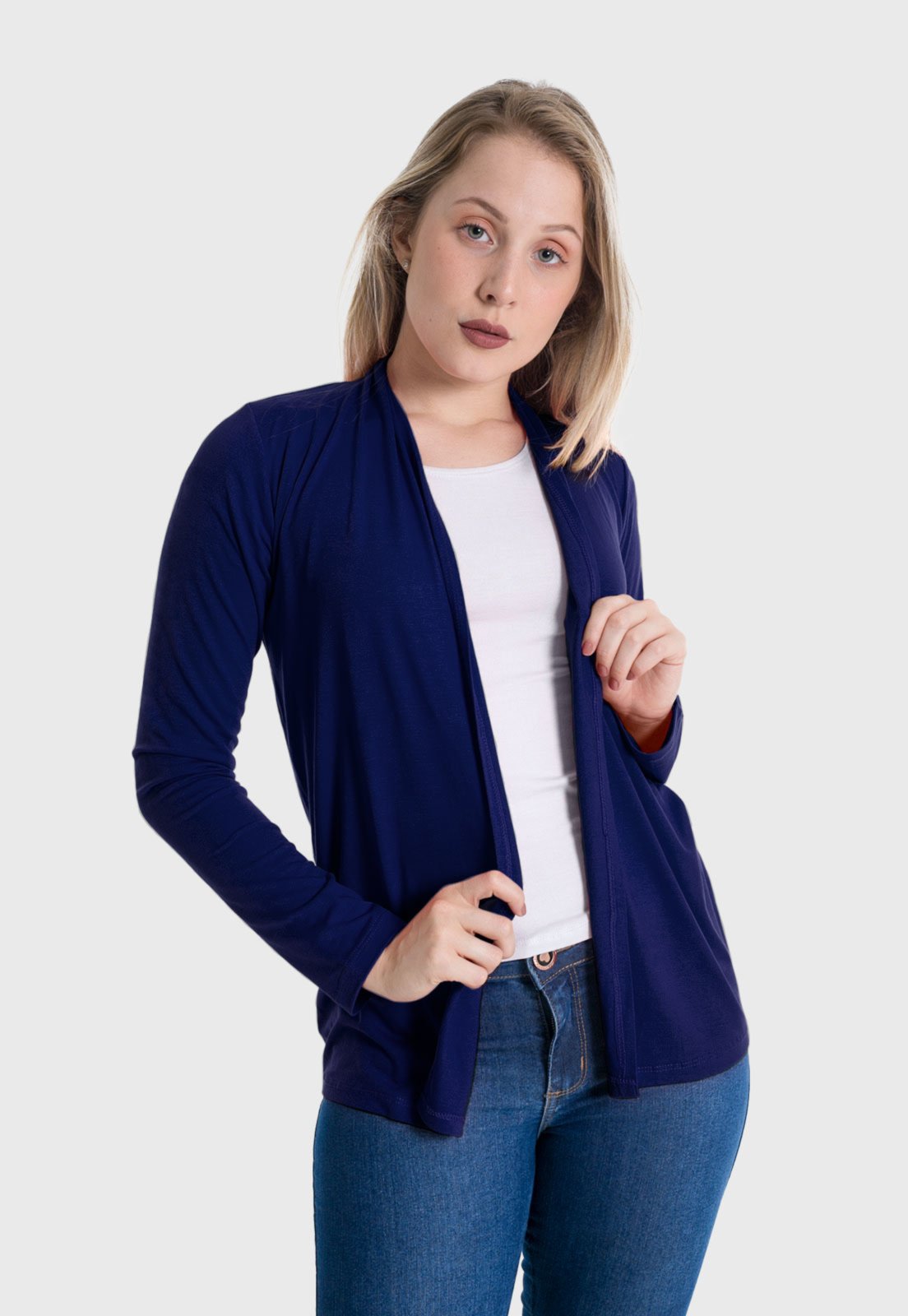 cardigan azul royal