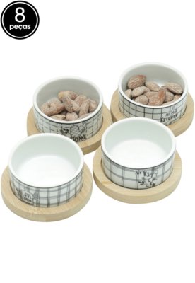 Kit 4 Petisqueiras Com Base De Bambu 8,5Cm Lyor é boa?