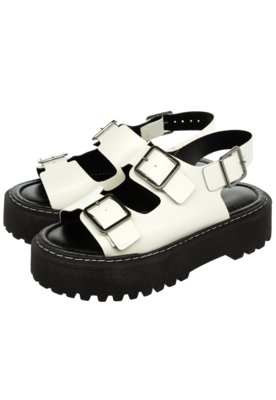 sandalia birken branca