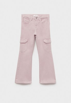 Calça Jeans MANGO KIDS Cargo Rosa
