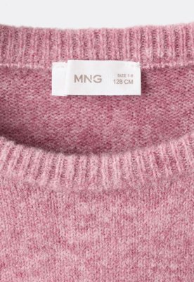 Suéter Infantil MANGO KIDS Básico Rosa