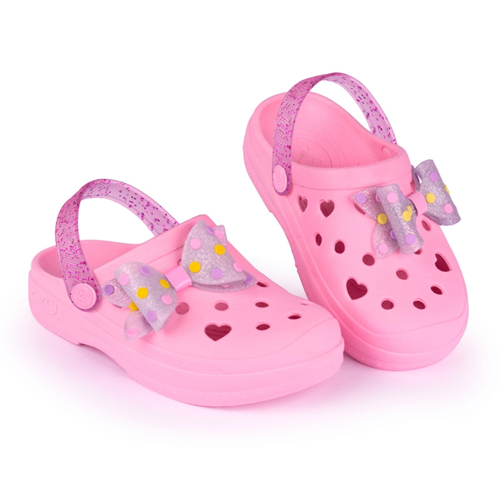 Sandália Infantil para Menina Mar e Cor Rosa com Glitter