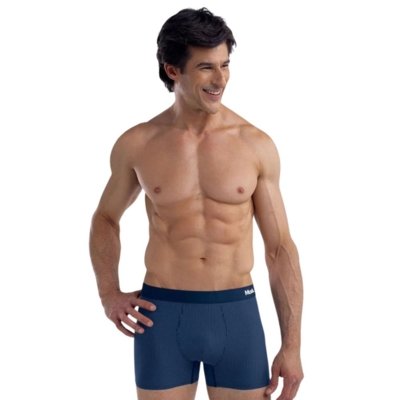 Cueca Boxer Mash Microfibra Risca de Giz Adulto 45.00