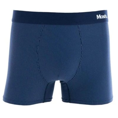 Cueca Boxer Mash Microfibra Risca de Giz Adulto 45.00