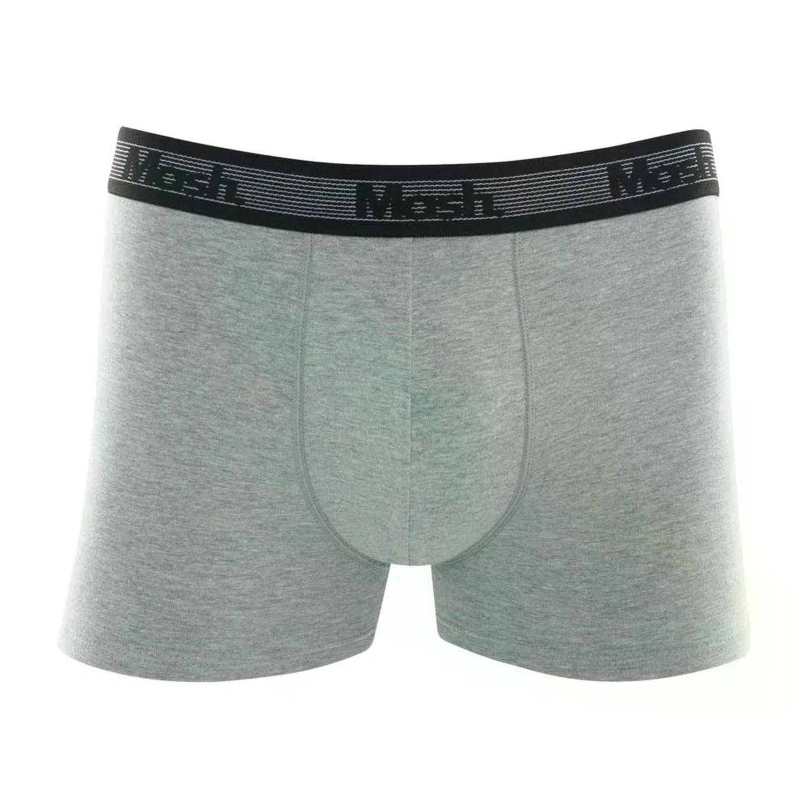 Cueca Mash Boxer Cotton Elástico Frisos Confortável Básica Branco G