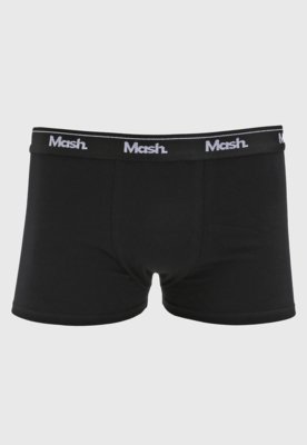 Kit 10pçs Cueca MASH Boxer Logo Preta
