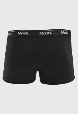 Kit 10pçs Cueca MASH Boxer Logo Preta