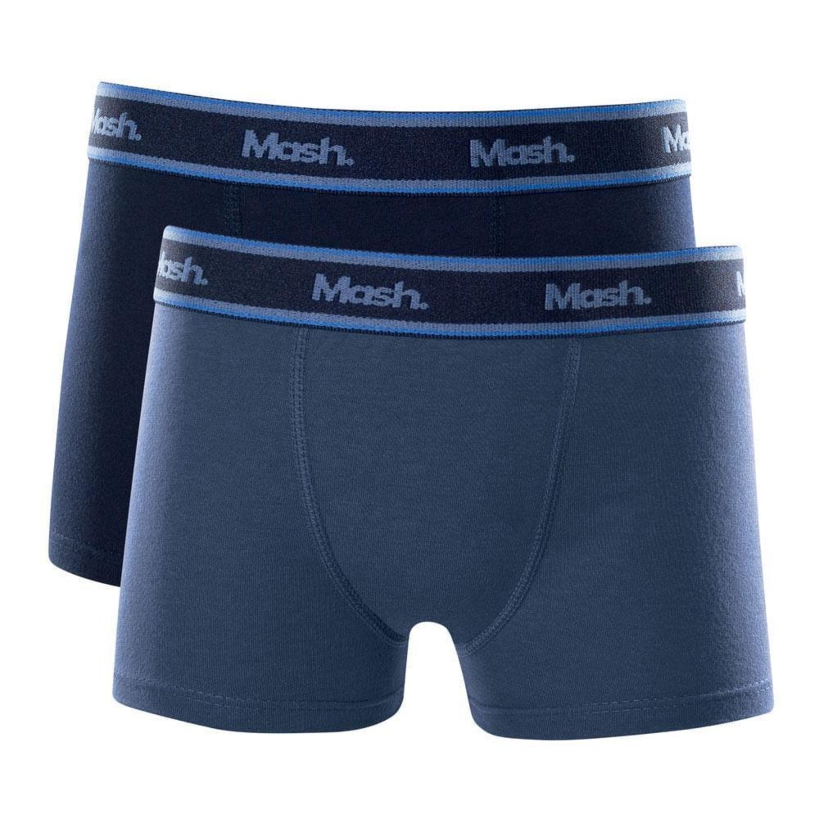 Kit 2 Peças Cueca Boxer Algodão Mash Infantil Elástico