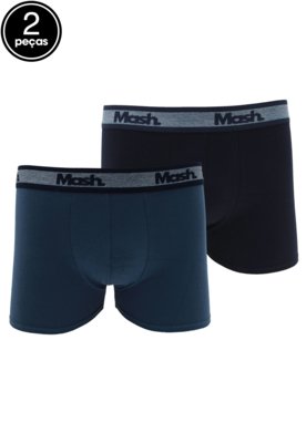 Kit 2pçs Cueca MASH Boxer Basic Azul é boa?