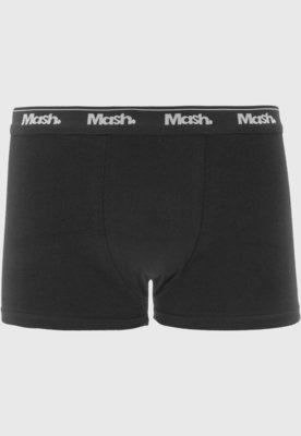 Kit 4pçs Cueca MASH Boxer Logo Preta