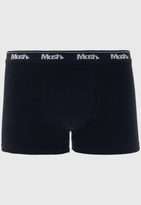 Kit 8pçs Cueca MASH Boxer Logo Preto