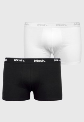 Kit Cueca Mash Boxer Preto