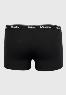 Kit Cueca Mash Boxer Preto