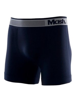 Kit com 10 Cuecas Boxer Mash 710.01 Azul Marinho