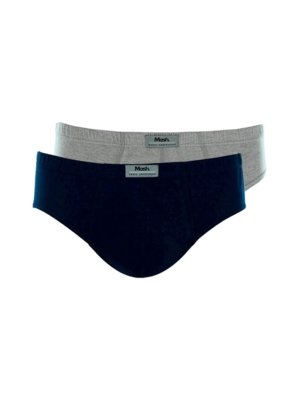 Kit com 2 Cuecas Slip Mash 074.58 Plus Size