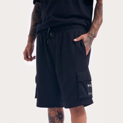 Bermuda Moletom Cargo