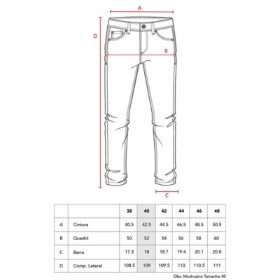Calça Mcd Denim Azul