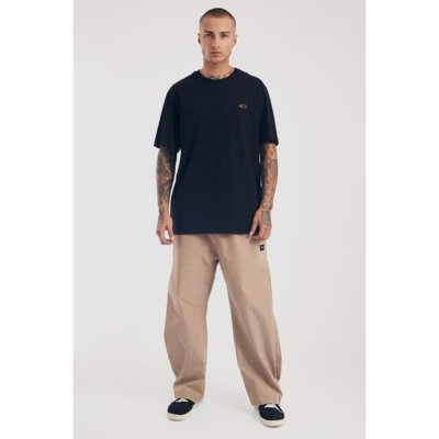 Camiseta Regular Costas Rosa Dolar Preto