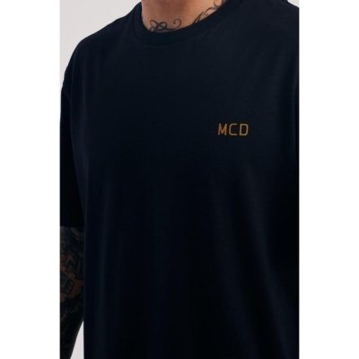 Camiseta Regular Costas Rosa Dolar Preto