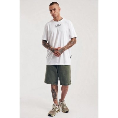 Camiseta Regular Costas Rosa Espinhos Branco