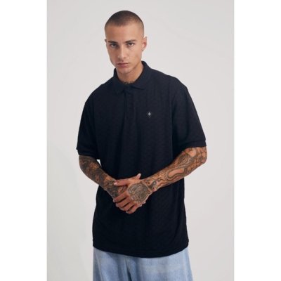 Polo Texture Preto
