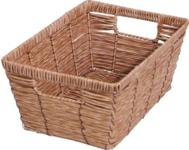 Cesto MimoStyle Retangular Grande Claro Menor preço em Cesto MimoStyle Retangular Grande Claro