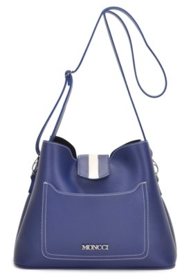 Bolsa Saco Moncci Transversal Azul