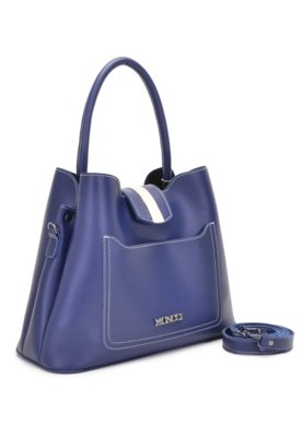 Bolsa Saco Moncci Transversal Azul