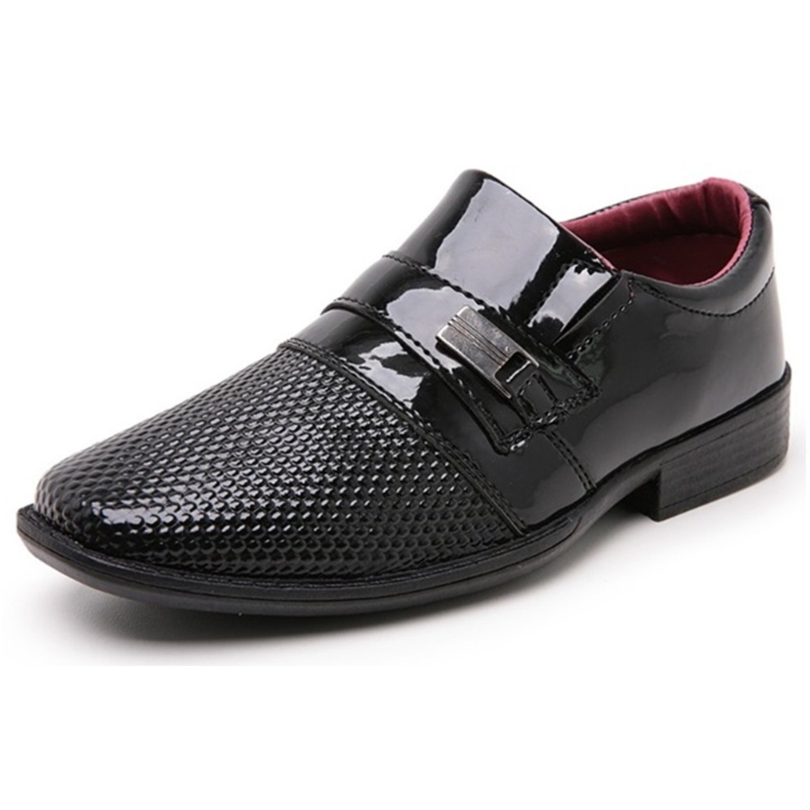 sapato infantil verniz preto